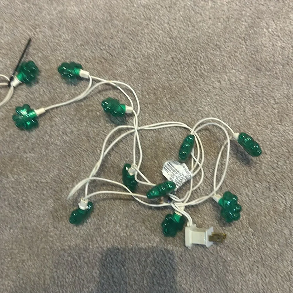 Mini Shamrock String Lights Set of Four!